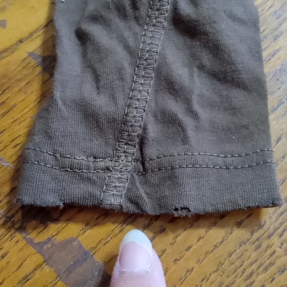 N:PHILANTHROPY Womens SMALL NEW BROWN Long Sleeve DISTRESSED Workout Exercise - Picture 5 of 8